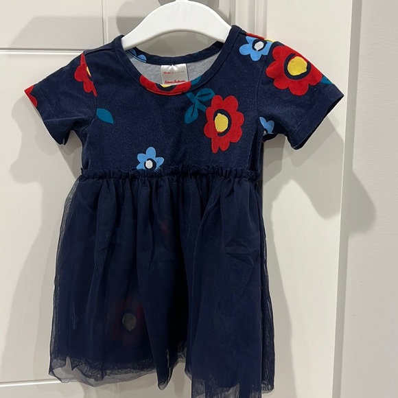 Hanna Andersson Other - Hanna Andersson navy floral tulle dress, 6-12 months